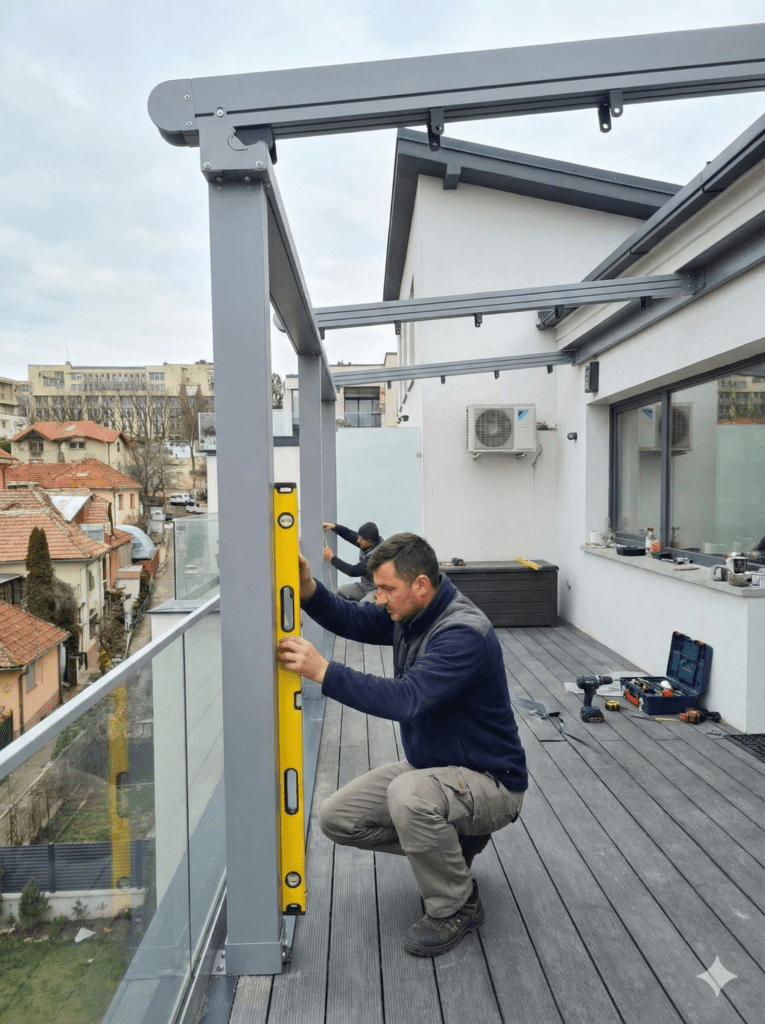montaj pergola vega prod sistem