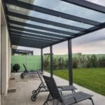 Acoperiș fix din sticlă laminată 5.5 mm cu iluminare LED integrată – Vega Prod Sistem