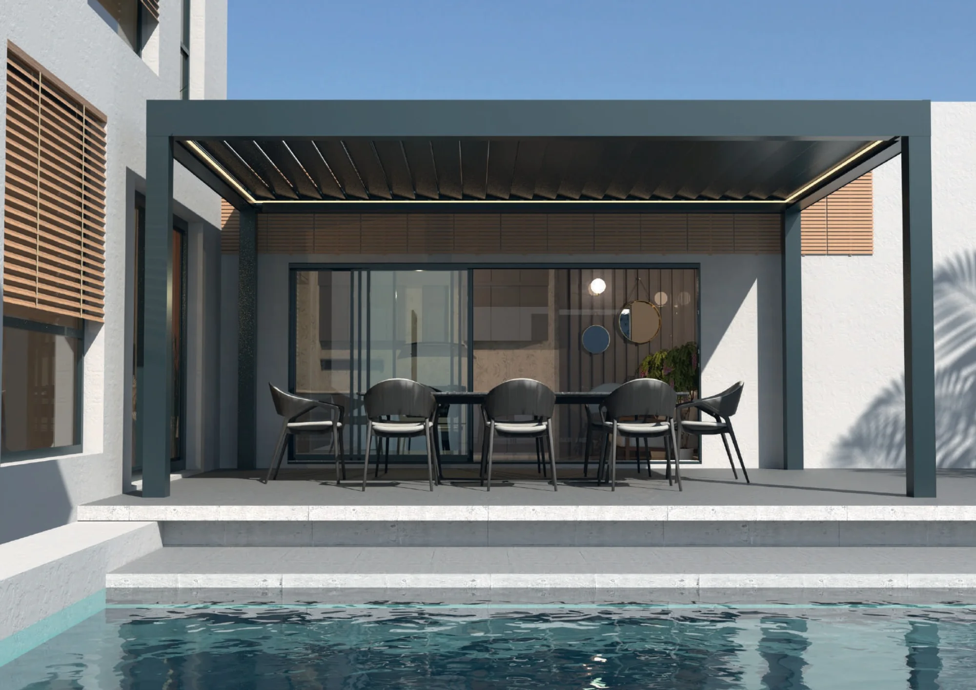 pergola bioclimatica roua shading 1