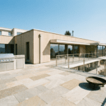 terasă rezidențială înainte de montajul pergolei bioclimatice